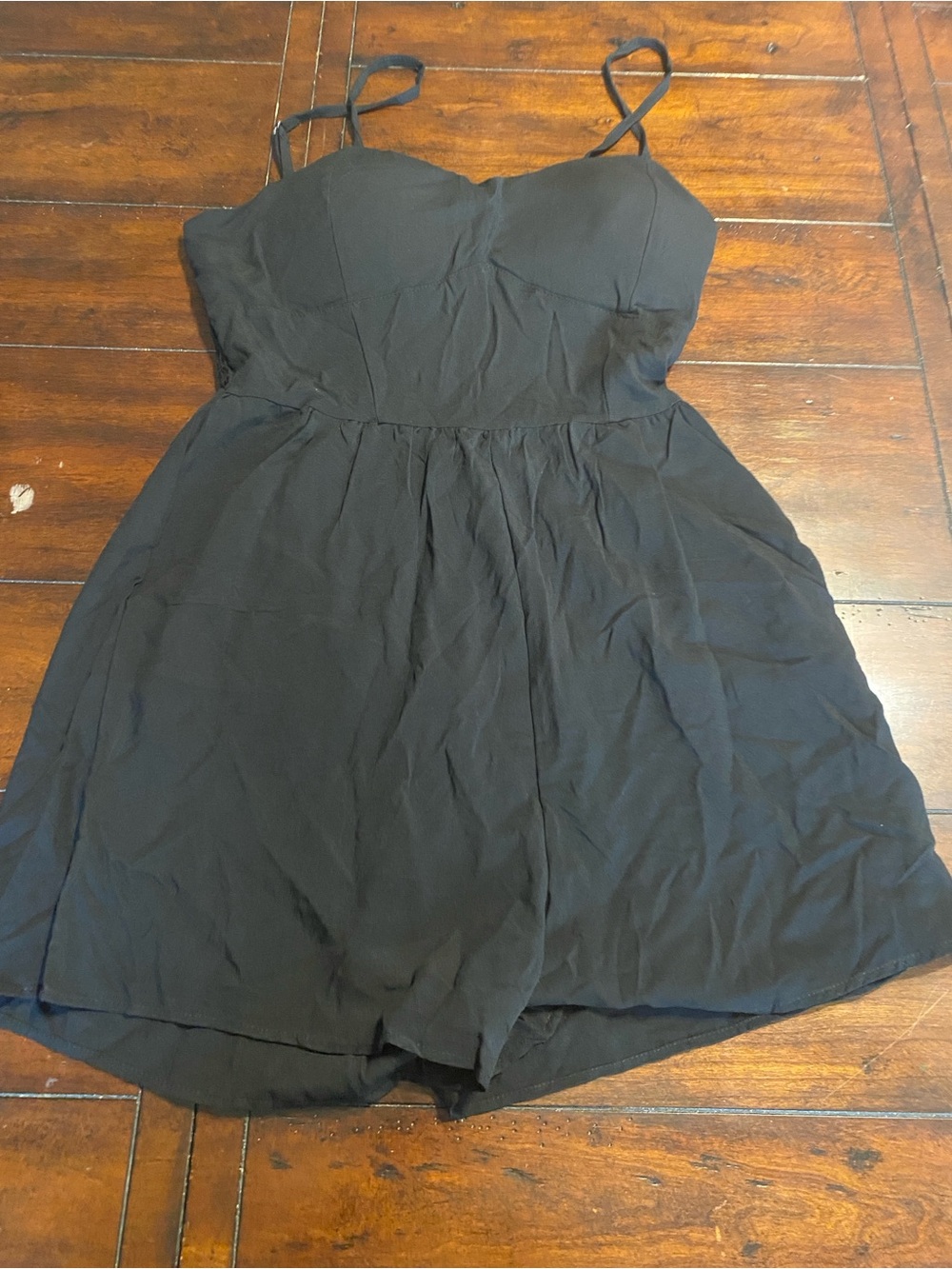 Women’s Black Spaghetti Strap Romper